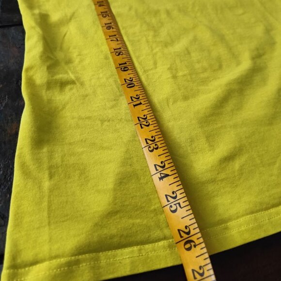 S👕 GYMSHARK Men's Work Yellow T-Shirt Tee - Picture 6 of 8